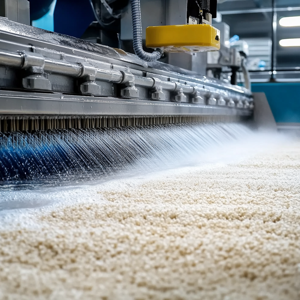 Sommerliche Hitze und Staub. Allergenen Albtraum im Teppich