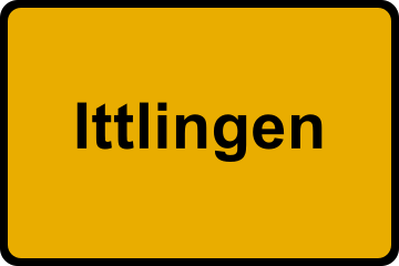 Ortsschild Ittlingen
