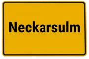 Ortsschild Neckarsulm