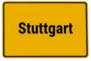 Ortsschild Stuttgart