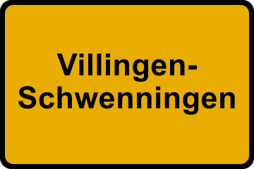 Ortsschild Villingen-Schwenningen