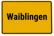 Ortsschild Waiblingen