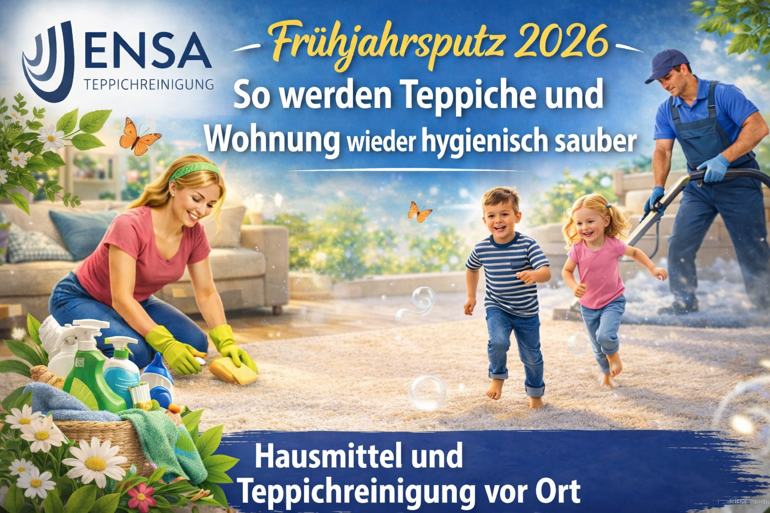 Frühjahrsputz 2026: Teppiche und Wohnung wieder hygienisch sauber