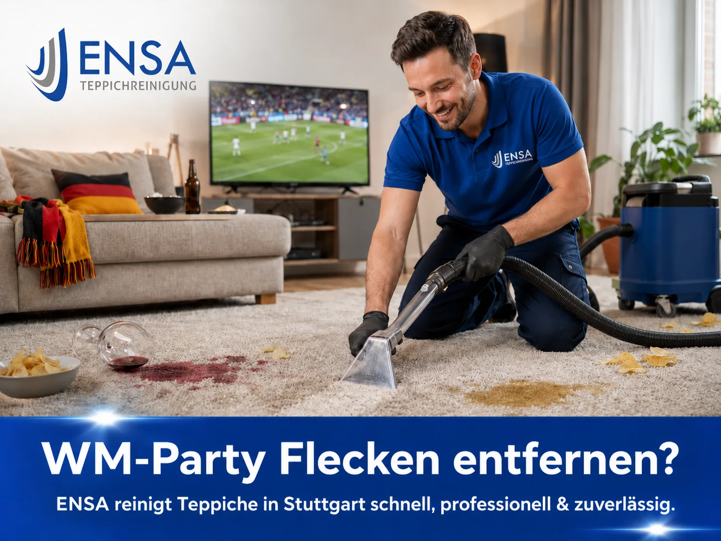 Nach dem Public Viewing: So retten Sie Ihren Teppich nach der WM-Party